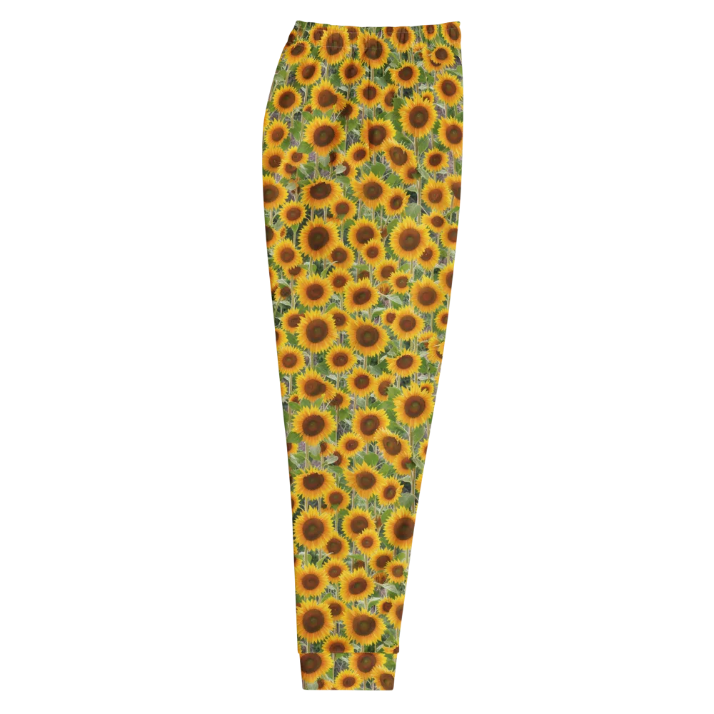 Golden Bloom on Men's Joggers — Right