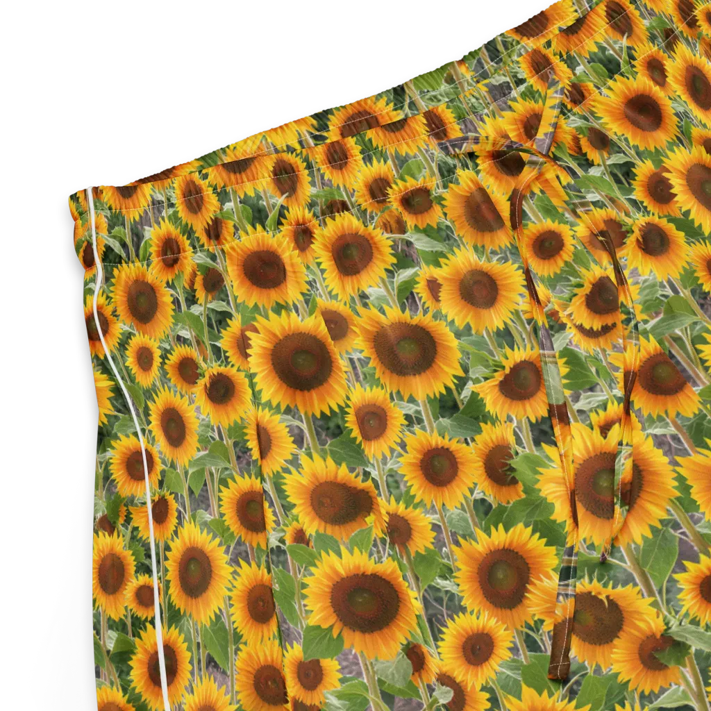 Golden Bloom on Women's Pajama Shorts — Product details