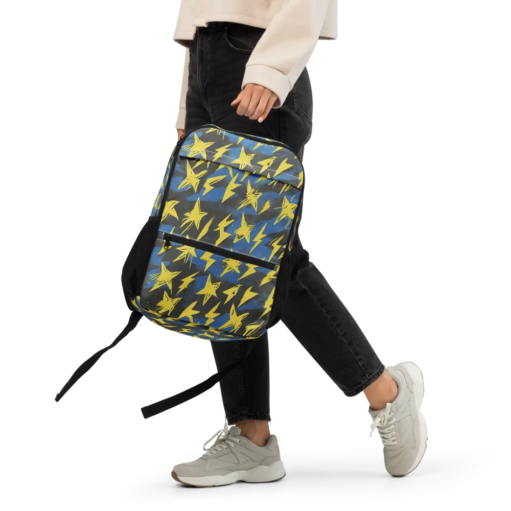 Electric Wildflower on Utility Backpack — Front