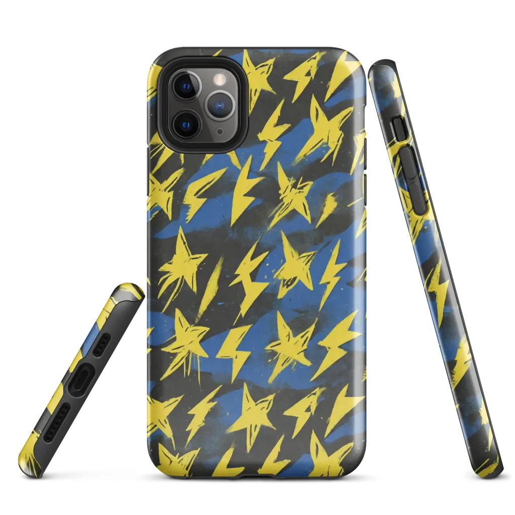 Electric Wildflower on Tough Case for iPhone® — Front
