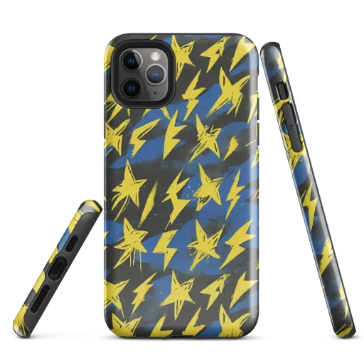 Electric Wildflower on a Tough Case for iPhone®