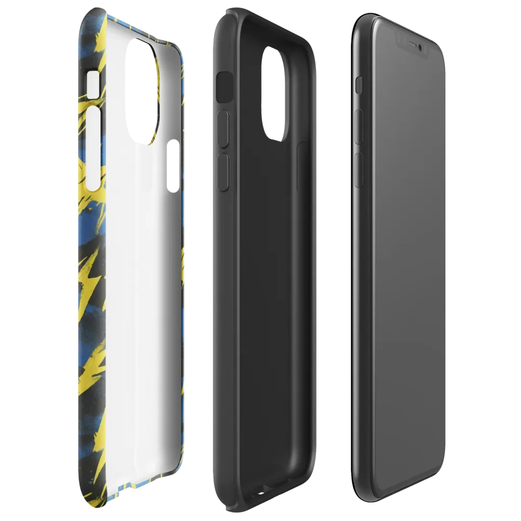 Electric Wildflower on Tough Case for iPhone® — Right