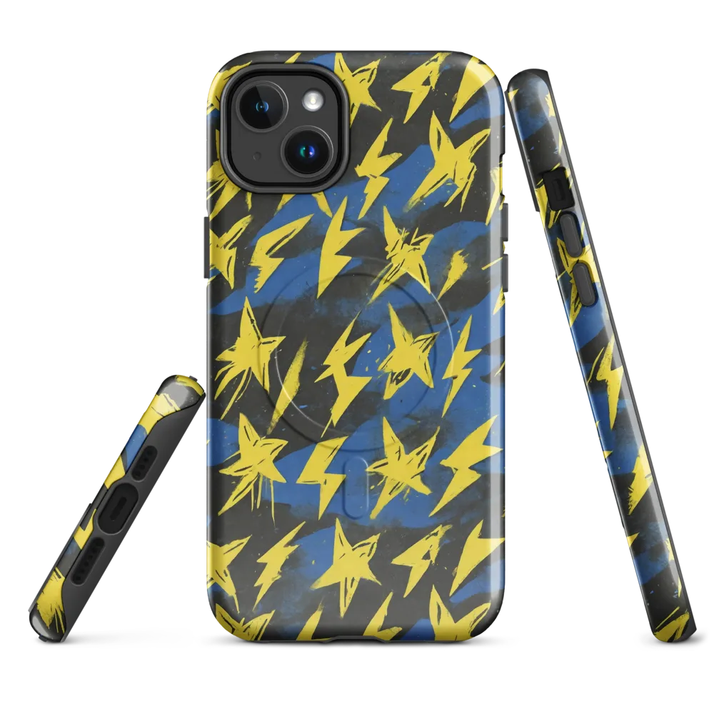 Electric Wildflower on MagSafe Tough Case for iPhone® — Front