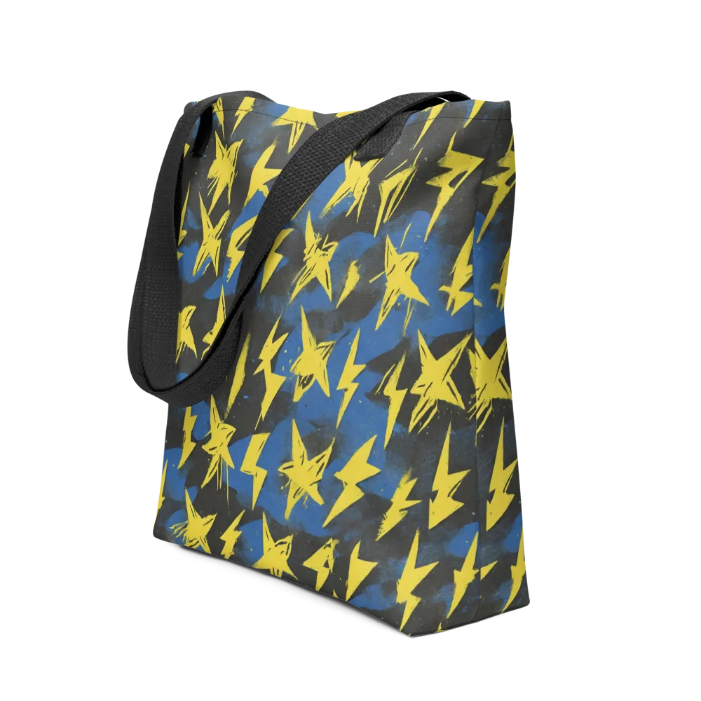 Electric Wildflower on Tote Bag — Front