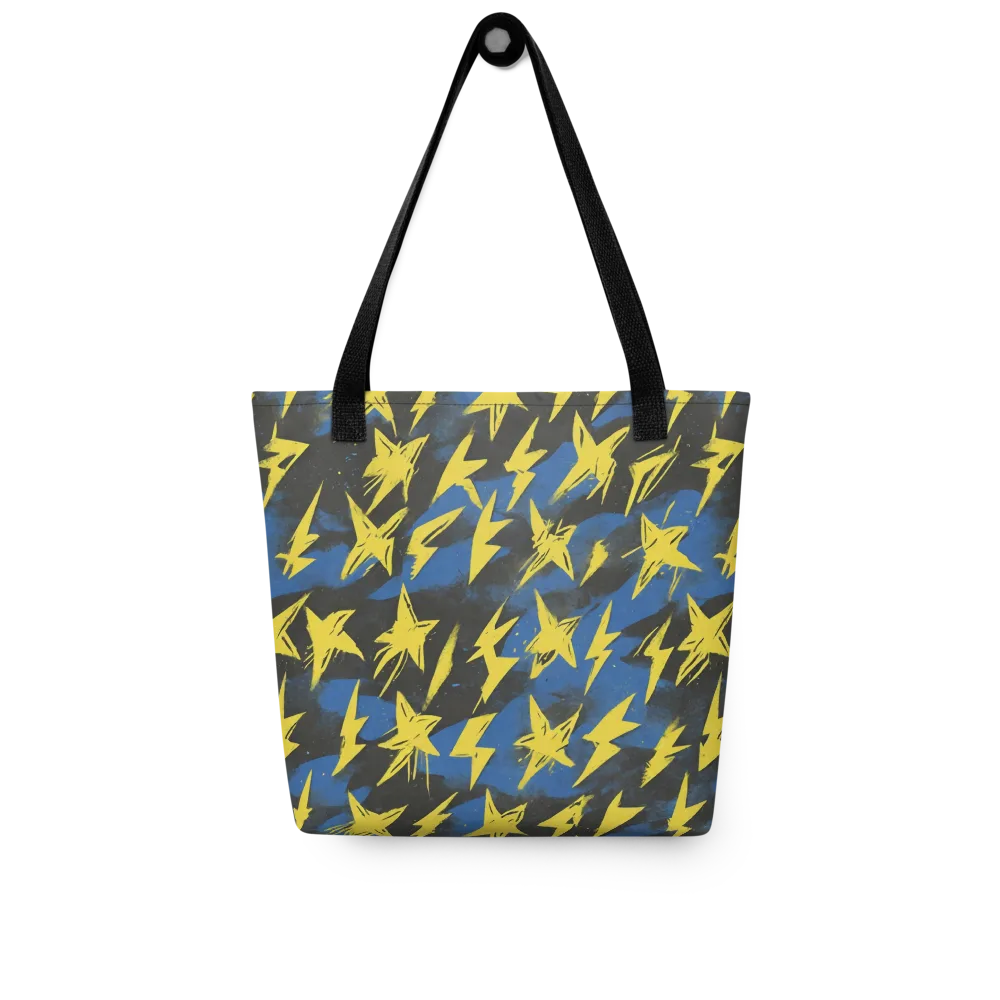 Electric Wildflower on Tote Bag — Front