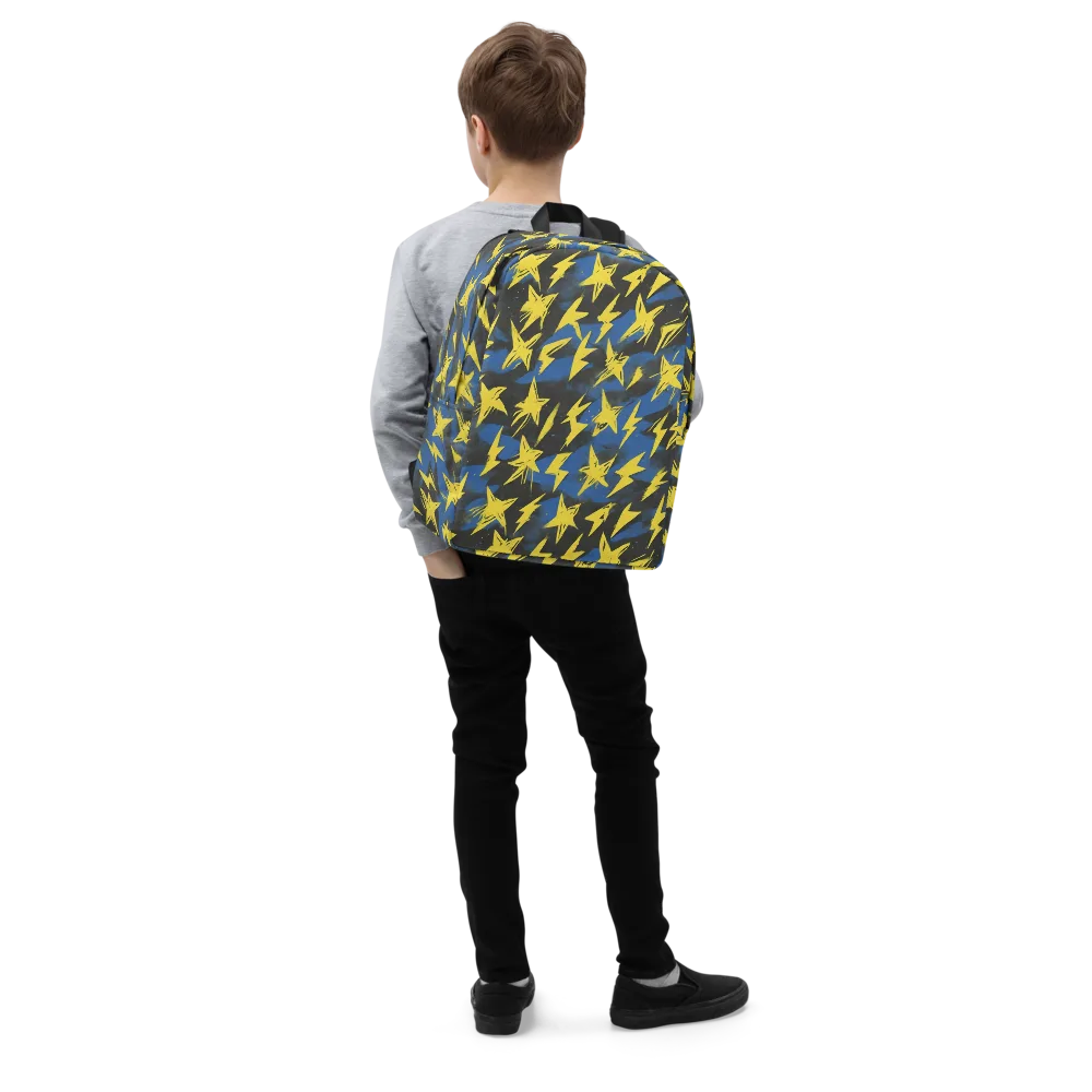 Electric Wildflower on Minimalist Backpack — Right Front