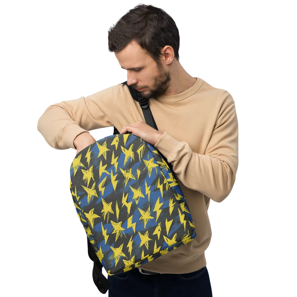 Electric Wildflower on Minimalist Backpack — Front