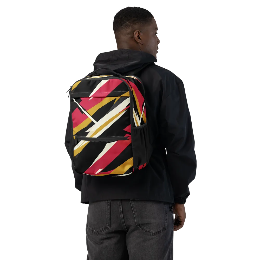 Voltage Velvet on Utility Backpack — Back