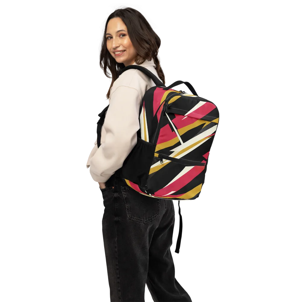 Voltage Velvet on Utility Backpack — Back