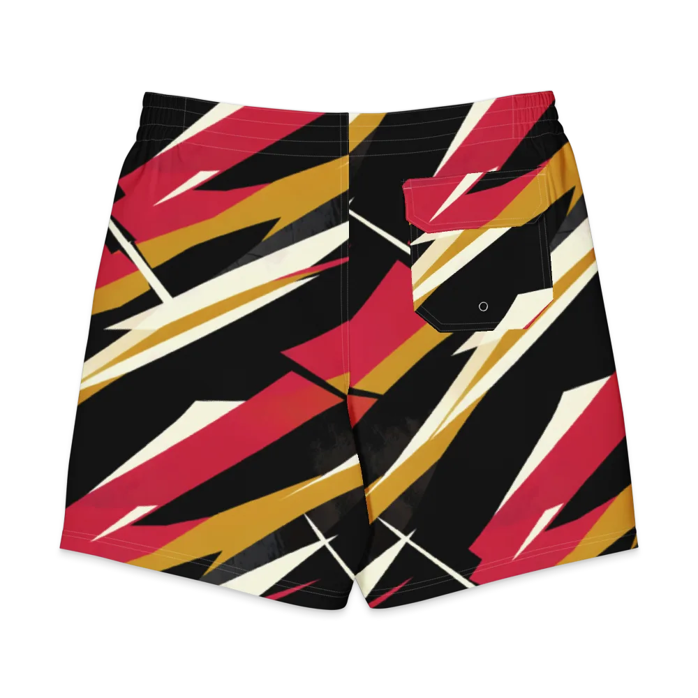 Voltage Velvet on Men's Board Shorts — Back