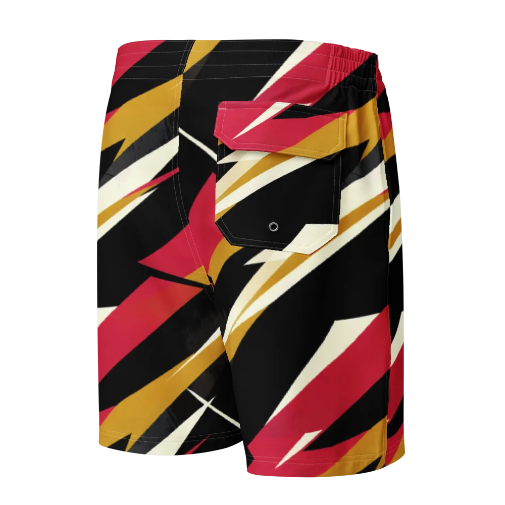 Voltage Velvet on Men's Board Shorts — Back