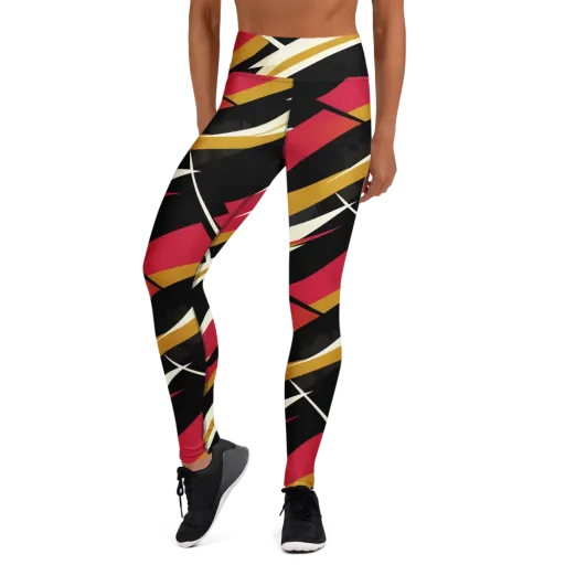 Voltage Velvet on a Yoga Leggings