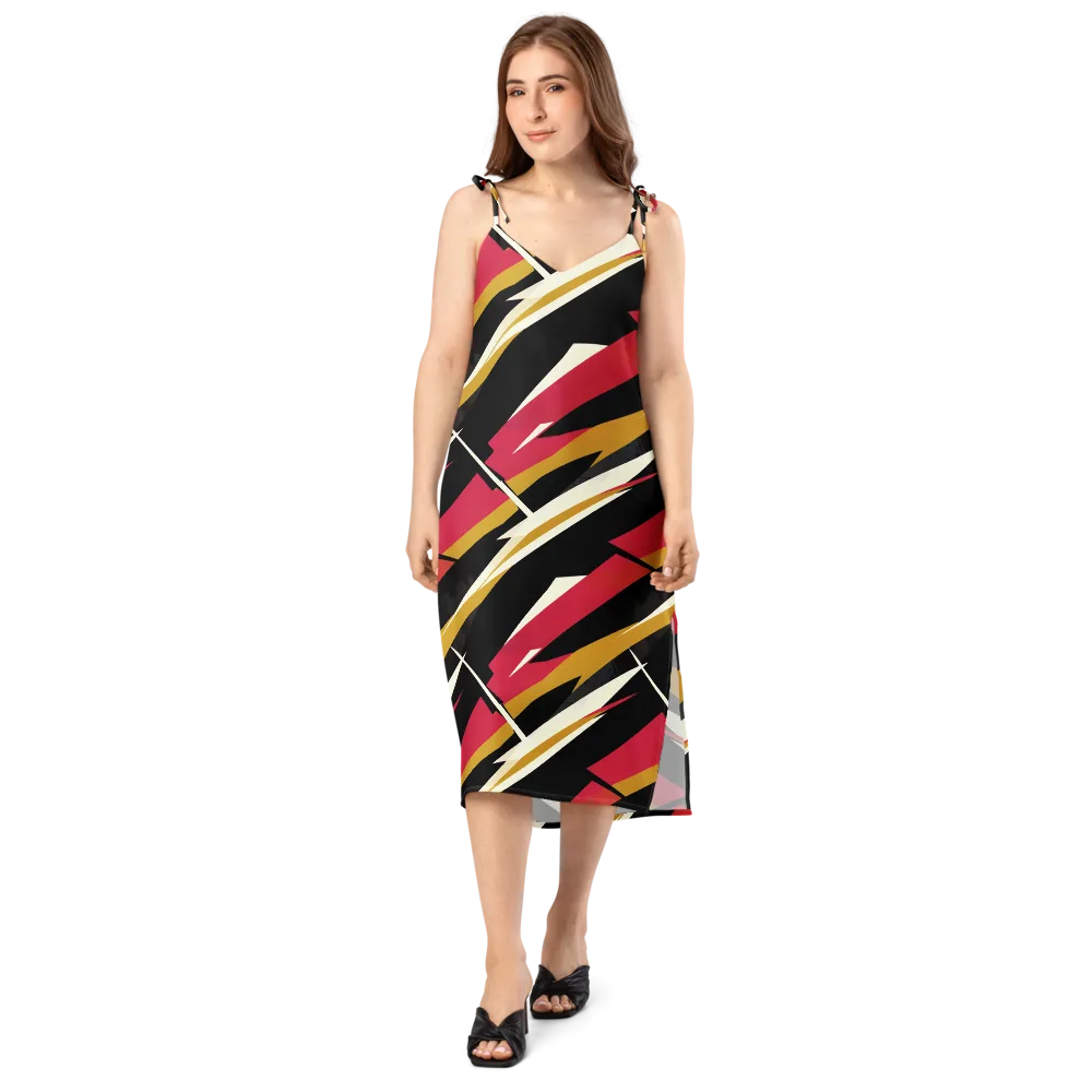 Voltage Velvet on Slip Dress — Front