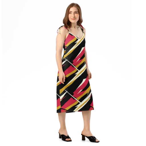 Voltage Velvet on a Slip Dress