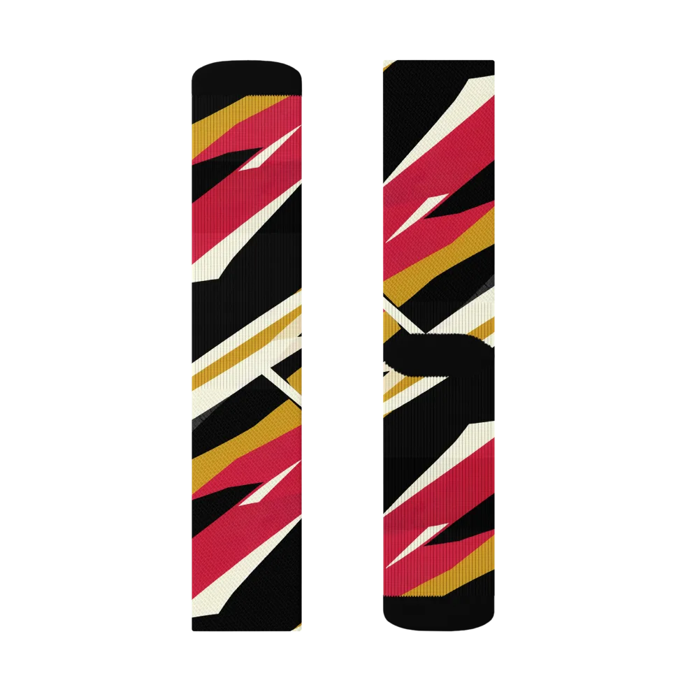 Voltage Velvet on Socks — Right Sock