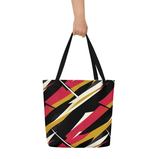Voltage Velvet on a Large Tote Bag W/ Pocket