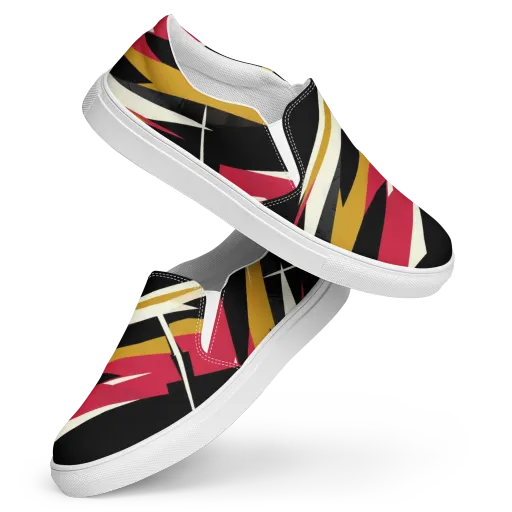 Voltage Velvet on a Women's Slip-On Canvas Shoes