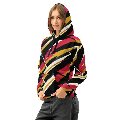 Voltage Velvet on a Cotton Hoodie
