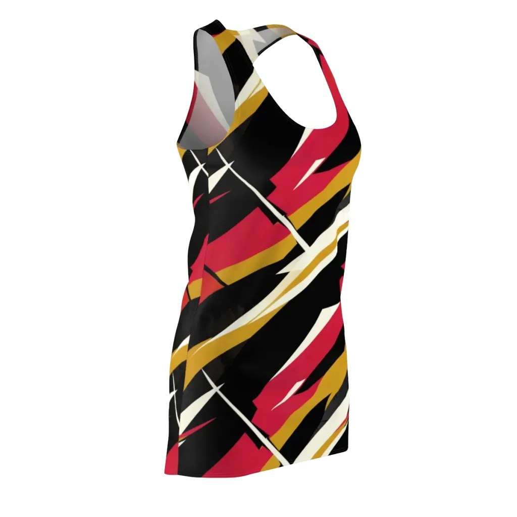 Voltage Velvet on Racerback Dress — Front Side