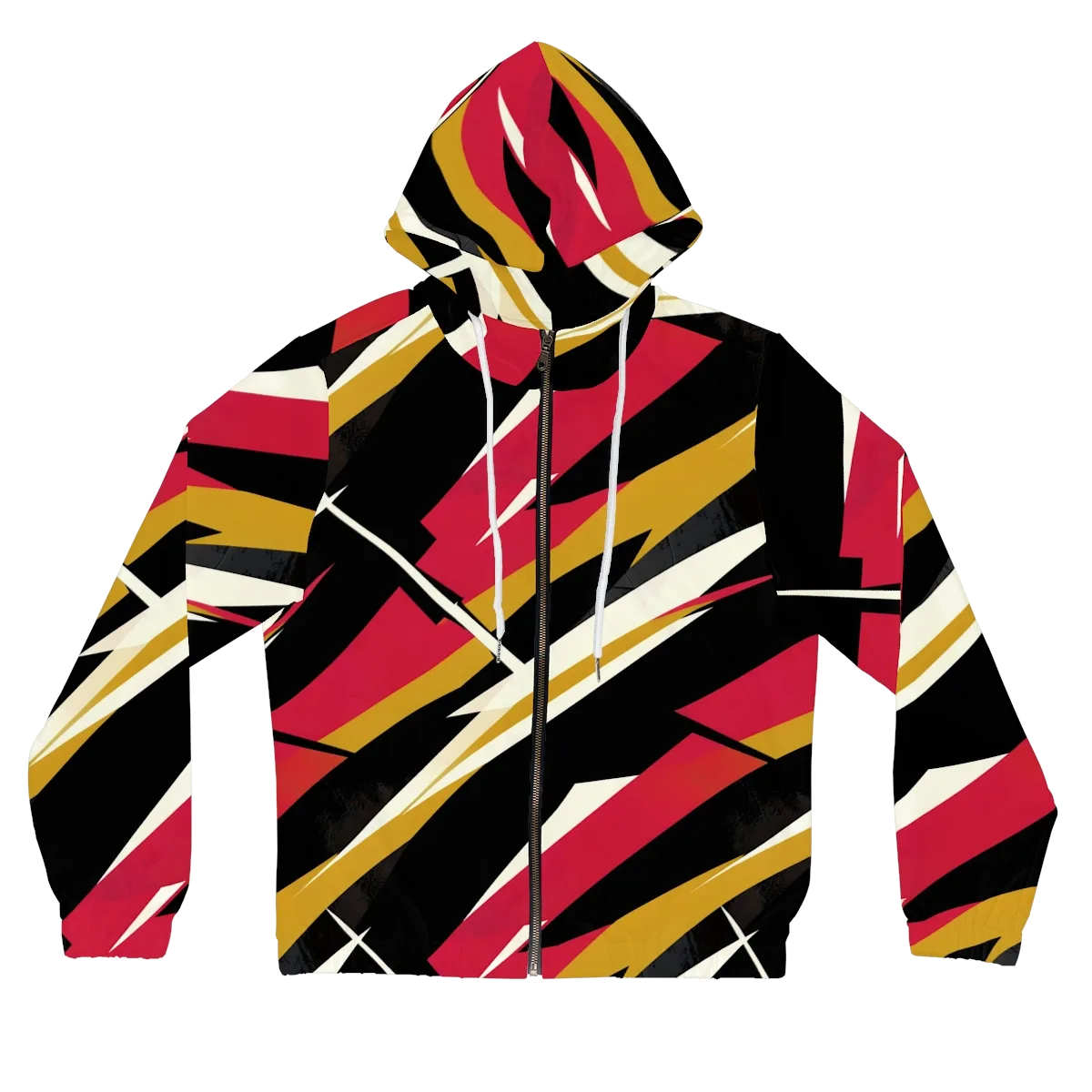 Voltage Velvet on Women's Full-Zip Hoodie — Front