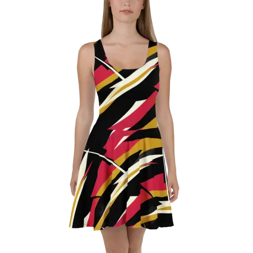 Voltage Velvet on a Skater Dress