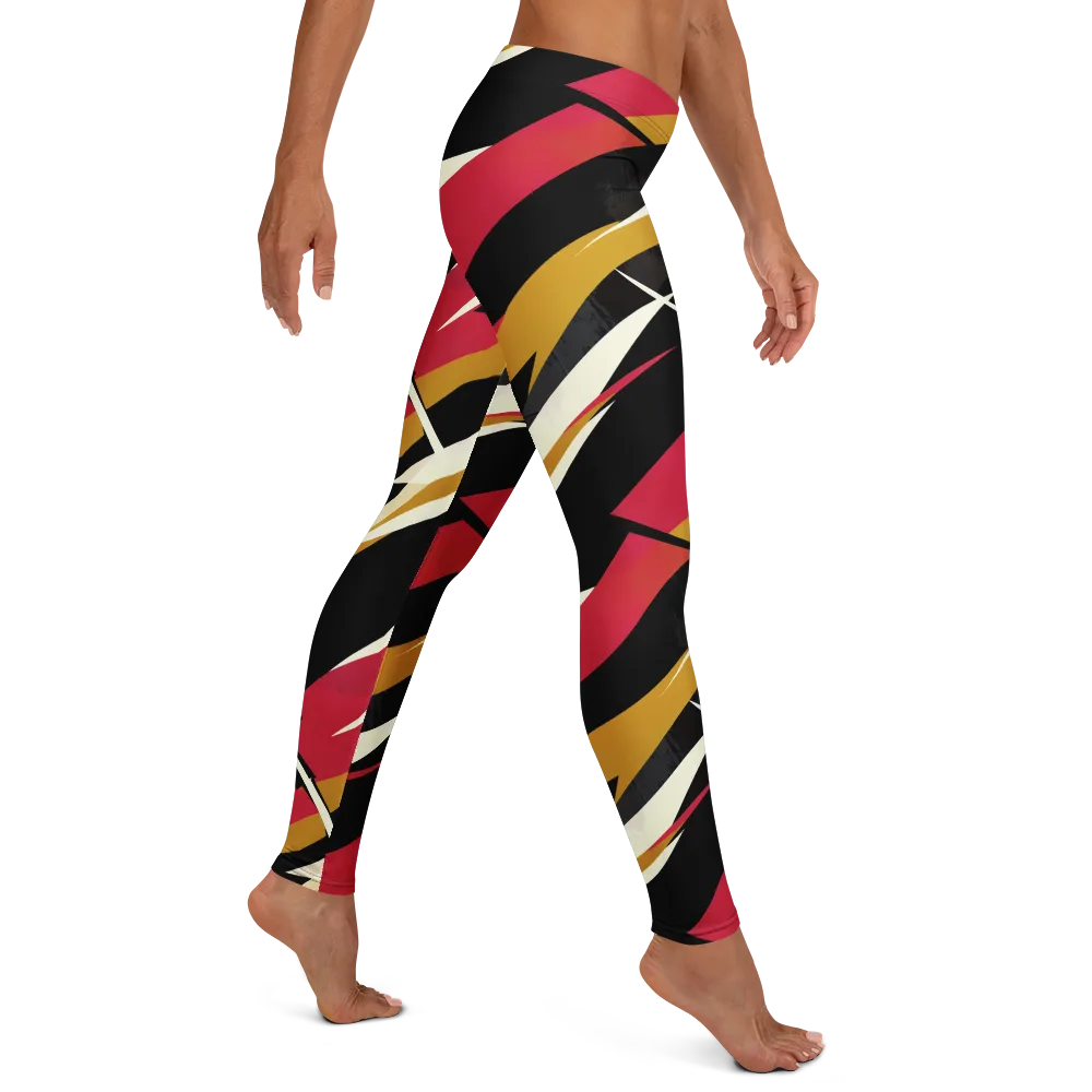 Voltage Velvet on Leggings — Right