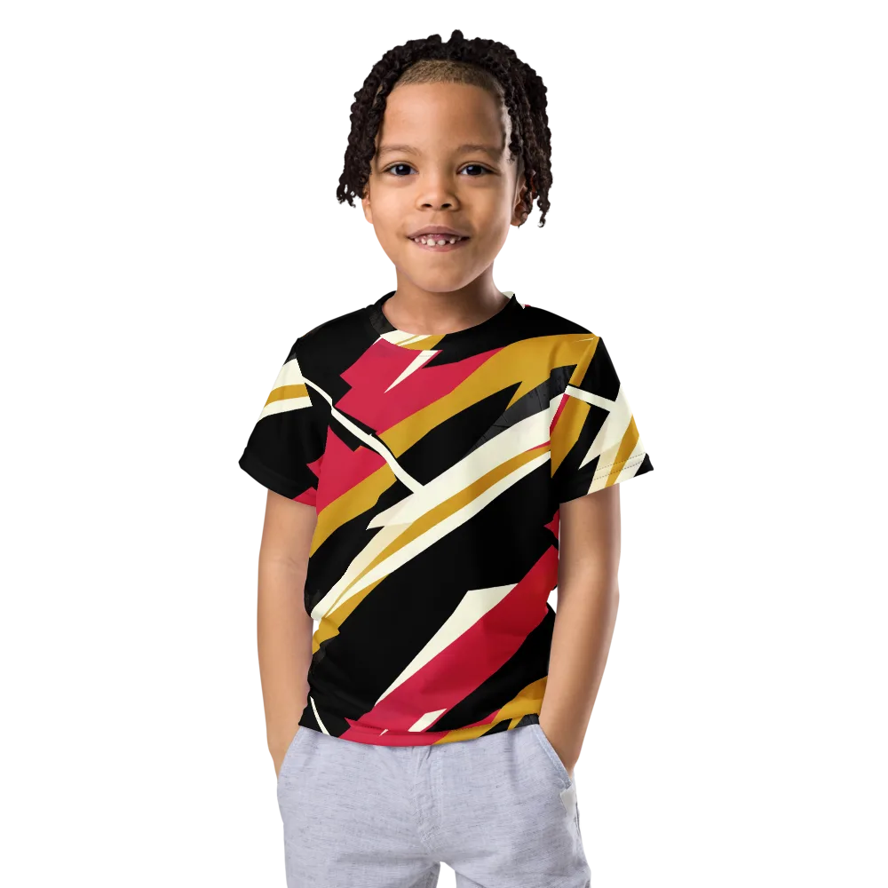 Voltage Velvet on Kids Crew Neck T-Shirt — Front