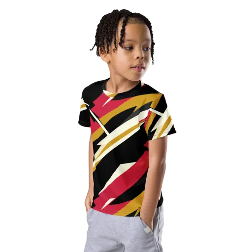 Voltage Velvet on a Kids Crew Neck T-Shirt