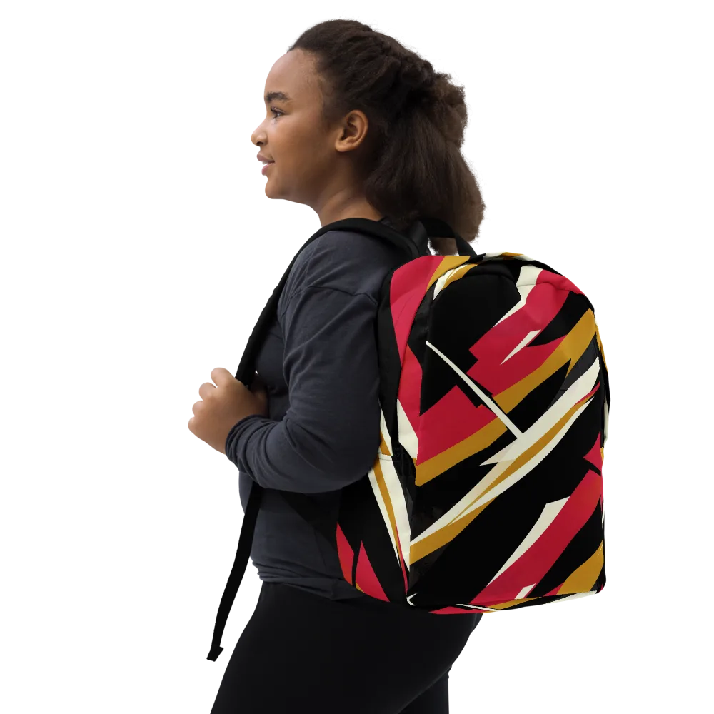 Voltage Velvet on Minimalist Backpack — Right Front