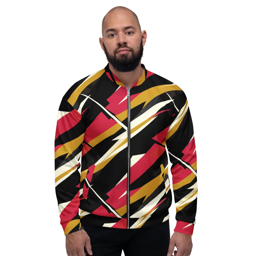Voltage Velvet on Bomber Jacket — Front