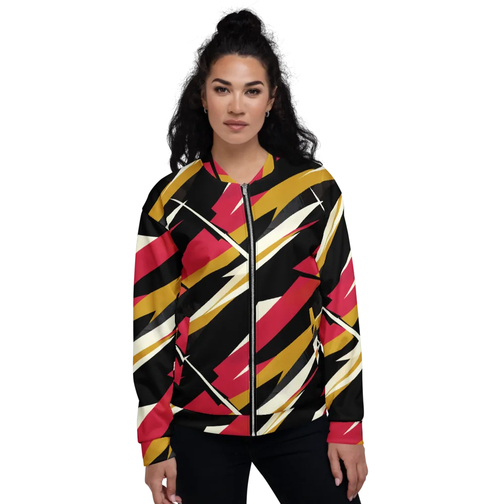 Voltage Velvet on Bomber Jacket — Front