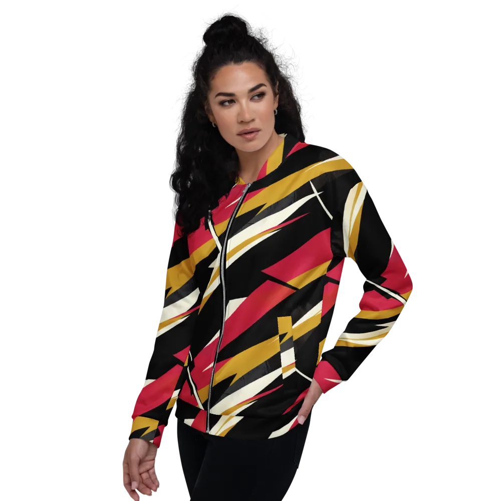 Voltage Velvet on Bomber Jacket — Left