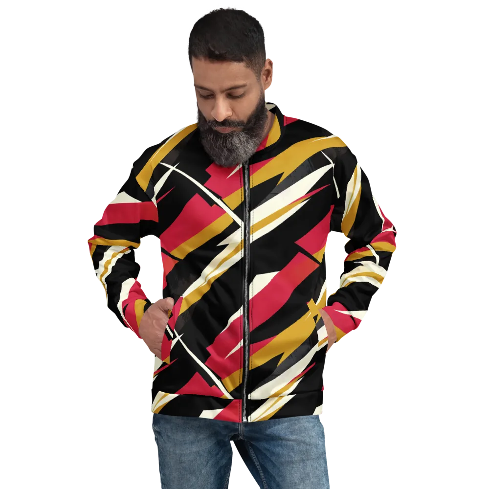 Voltage Velvet on Bomber Jacket — Front