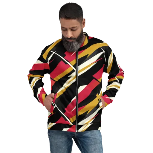 Voltage Velvet on a Bomber Jacket