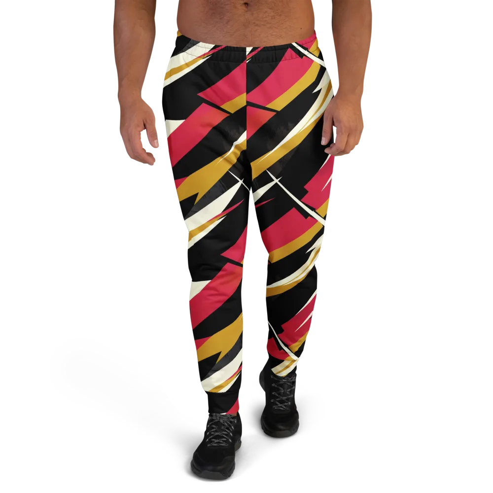 Voltage Velvet on Men's Joggers — Front
