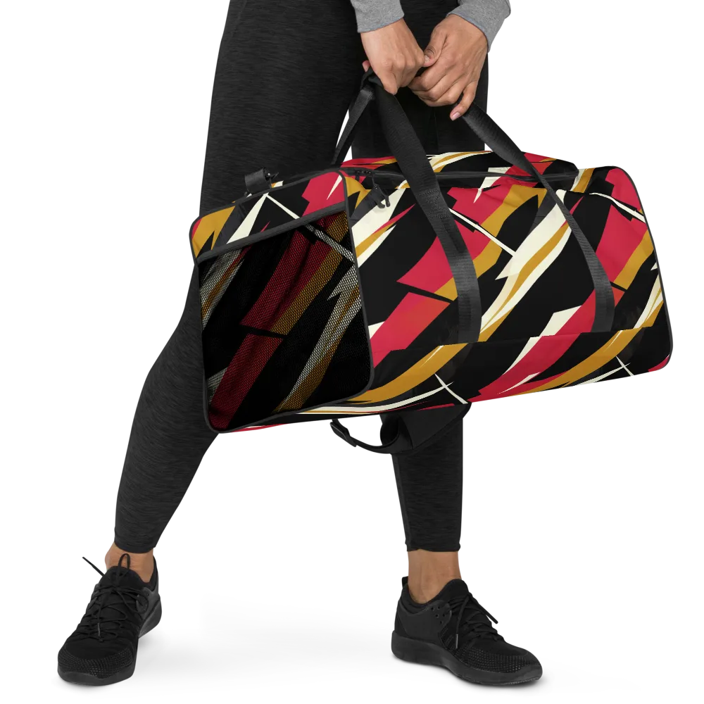 Voltage Velvet on Duffle Bag — Right Front