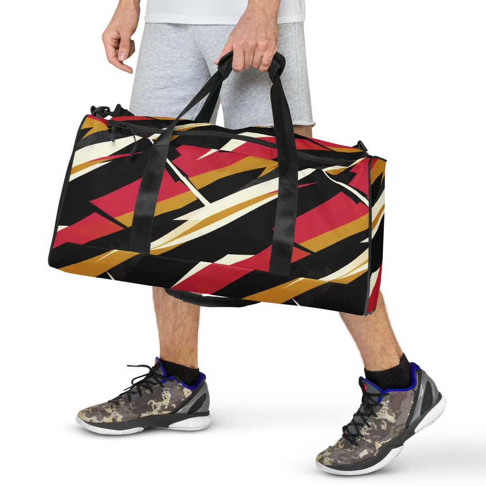 Voltage Velvet on Duffle Bag — Front