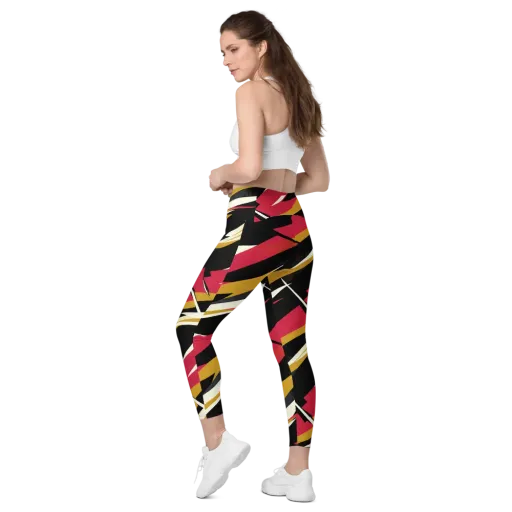 Voltage Velvet on a Leggings with Pockets