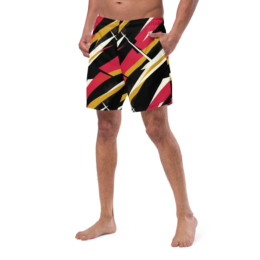 Voltage Velvet on Swim Trunks — Left Front