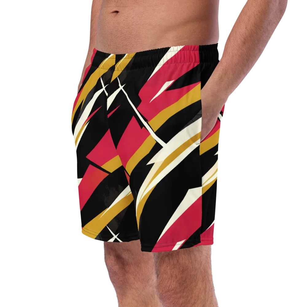 Voltage Velvet on Swim Trunks — Left Front