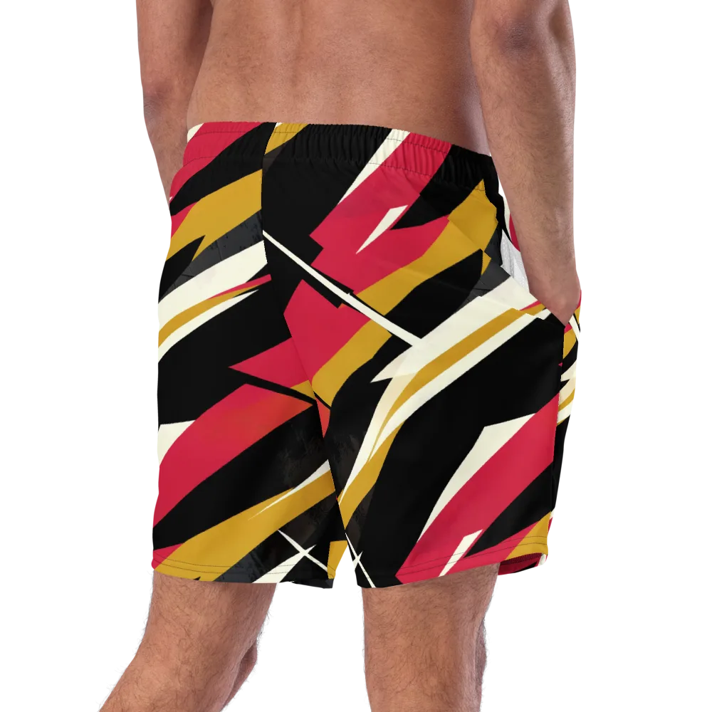 Voltage Velvet on Swim Trunks — Right Back
