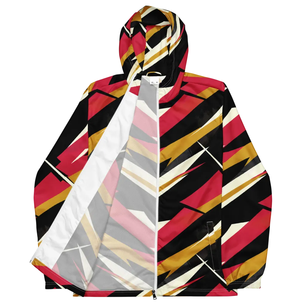 Voltage Velvet on Men's Windbreaker — Front