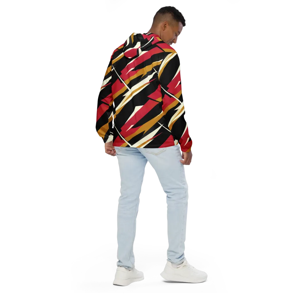 Voltage Velvet on Men's Windbreaker — Back
