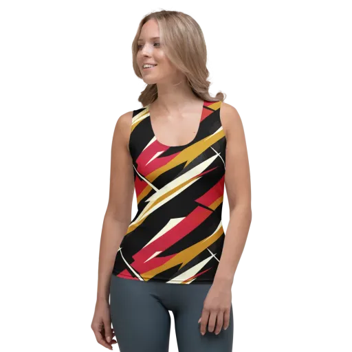 Voltage Velvet on a Women's Tank Top