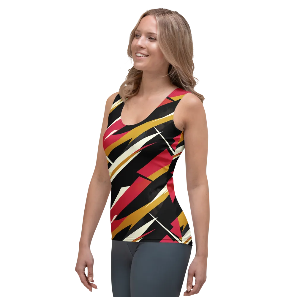 Voltage Velvet on Women's Tank Top — Left Front
