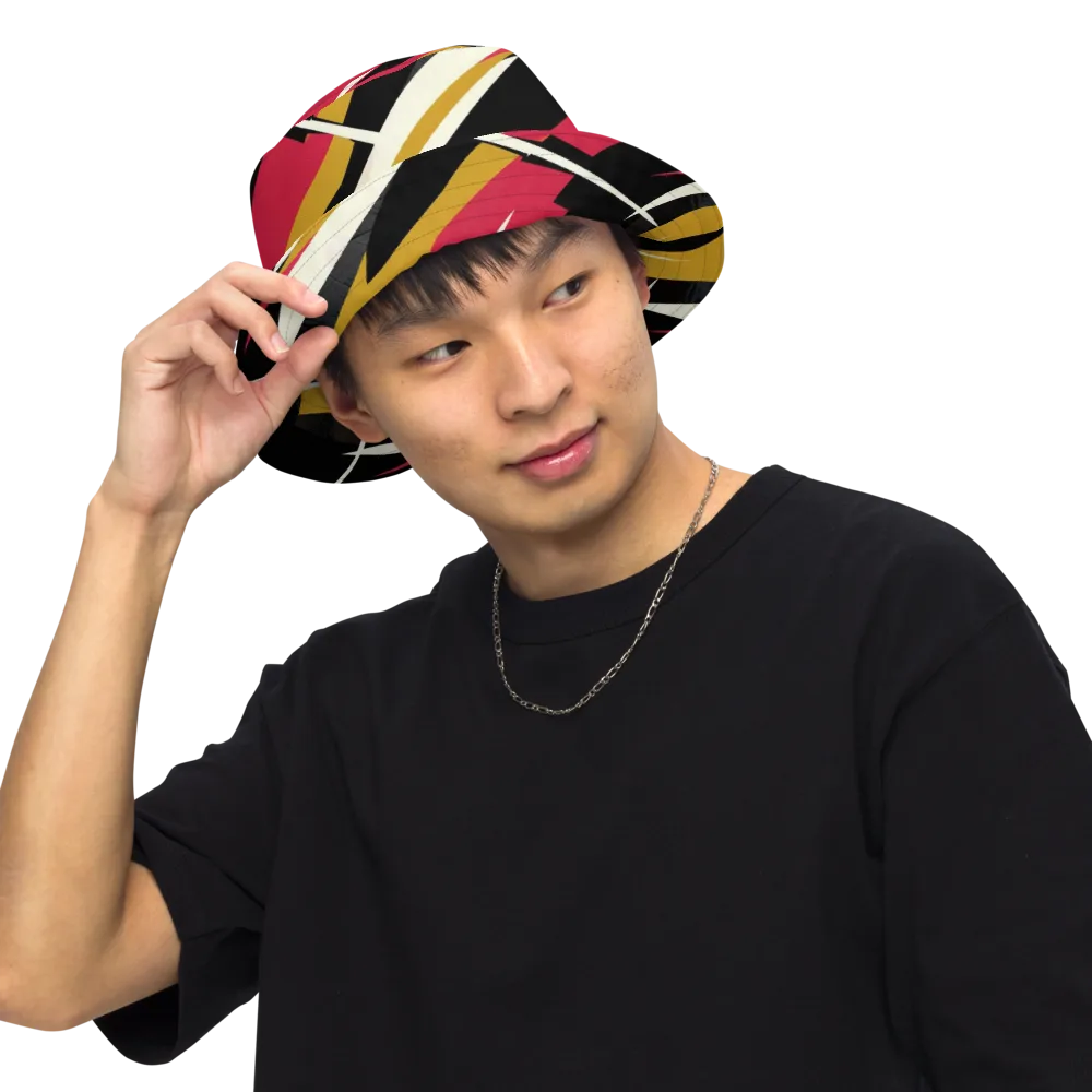 Voltage Velvet on Reversible Bucket Hat — Front Inside