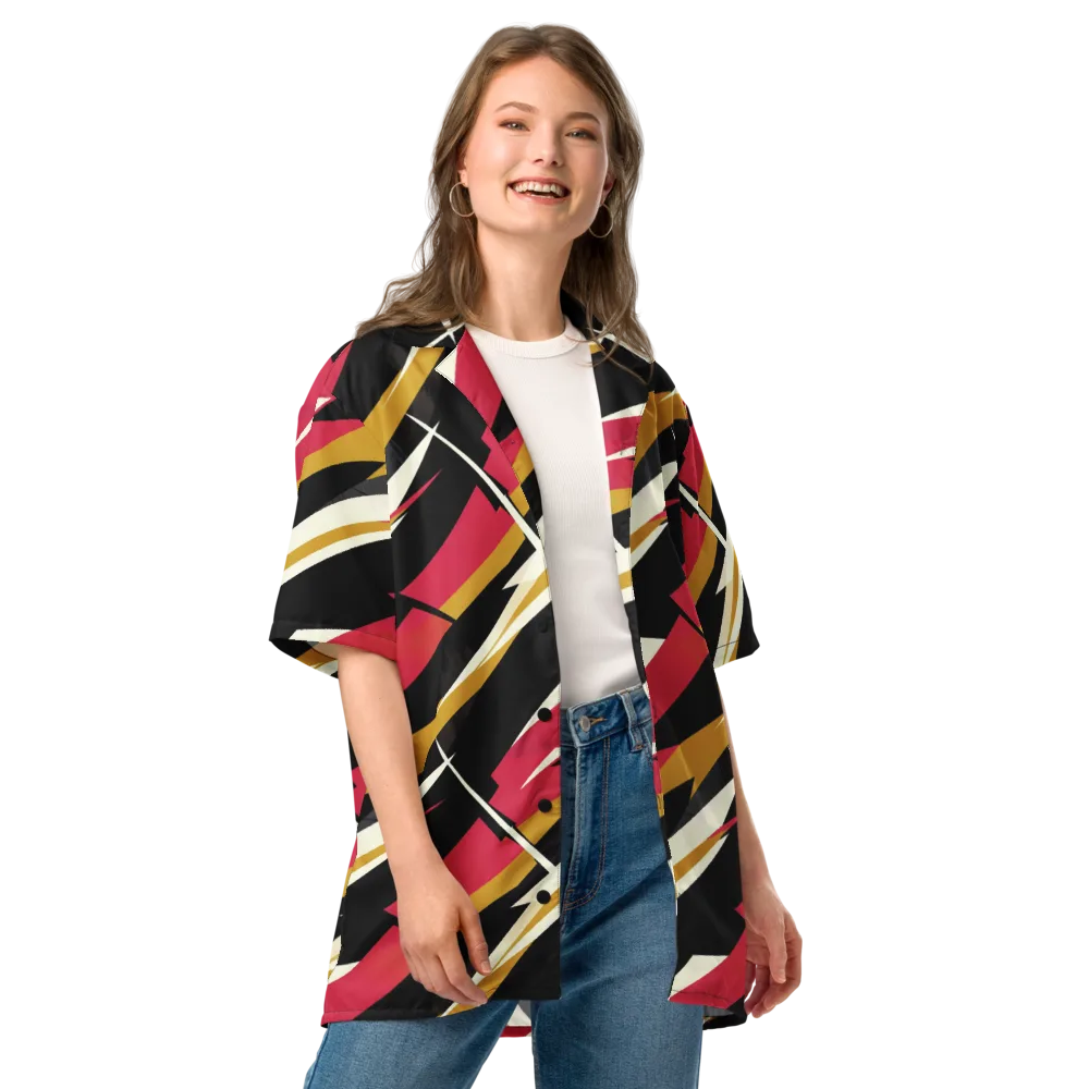 Voltage Velvet on Button Shirt — Front