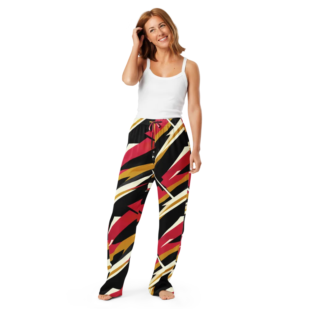 Voltage Velvet on Women's Pajama Pants — Front