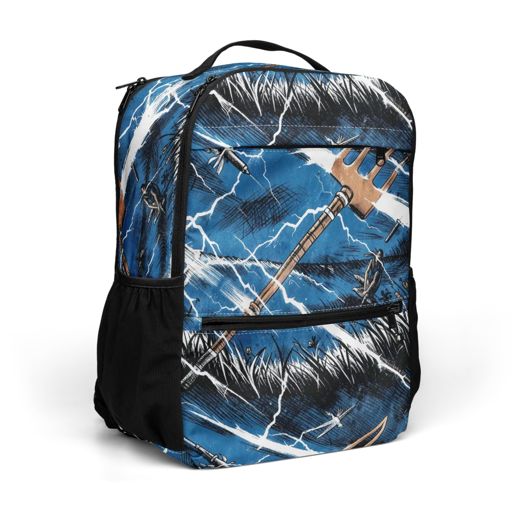 Neptune’s Static on Utility Backpack — Right Front