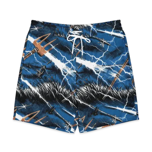 Neptune’s Static on a Men's Board Shorts